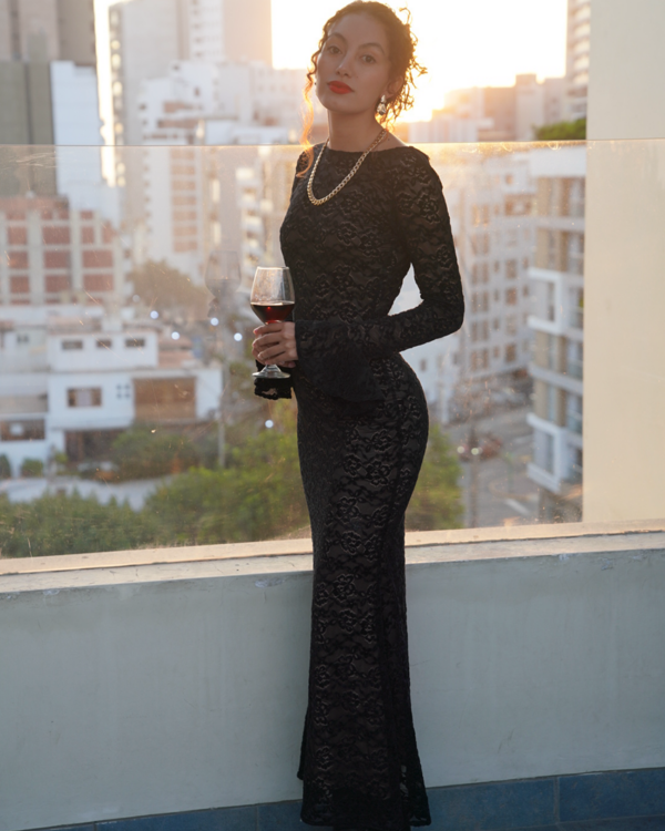 Scarlett Dress// Black - Imagen 2