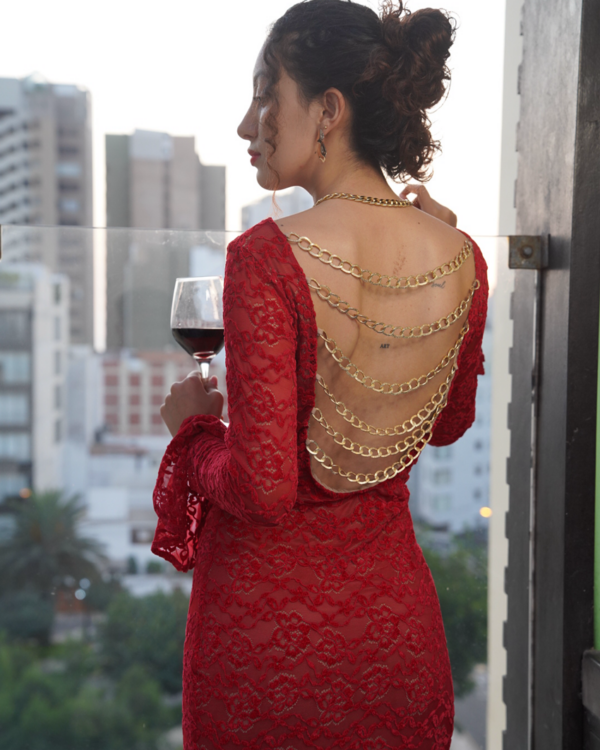 Scarlett Dress// Red - Imagen 2